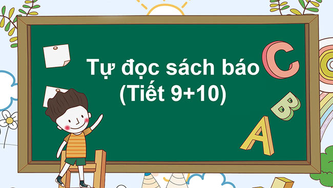 PowerPoint Đọc sách báo viết về trường học