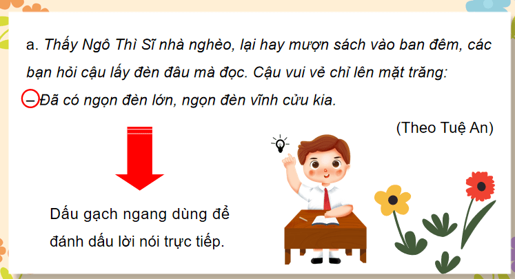 Bài 23: Luyện tập về dấu gạch ngang