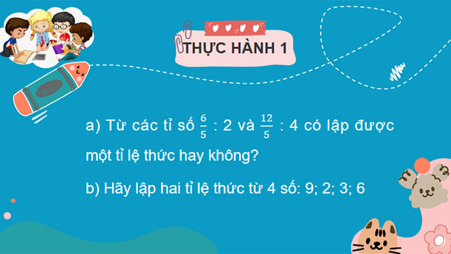 Tỉ lệ thức Dãy tỉ số bằng nhau