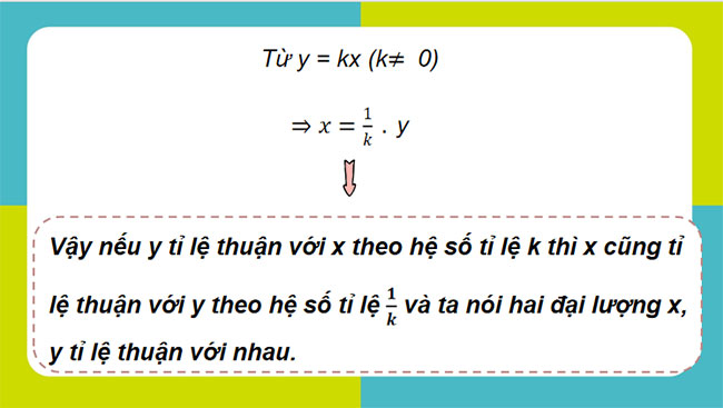 Đại lượng tỉ lệ thuận