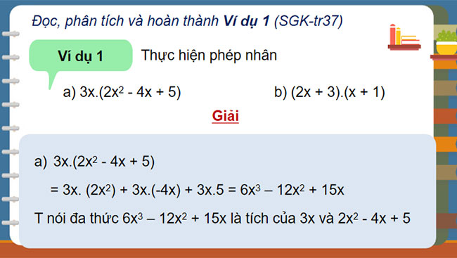 Phép nhân và phép chia đa thức một biến