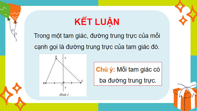 Tính chất ba đường trung trực của tam giác