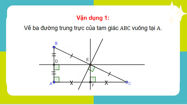 Tính chất ba đường trung trực của tam giác