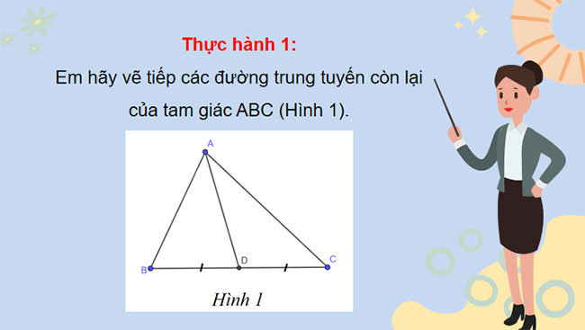 Tính chất ba đường trung tuyến của tam giác