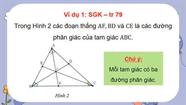  Tính chất ba đường phân giác của tam giác