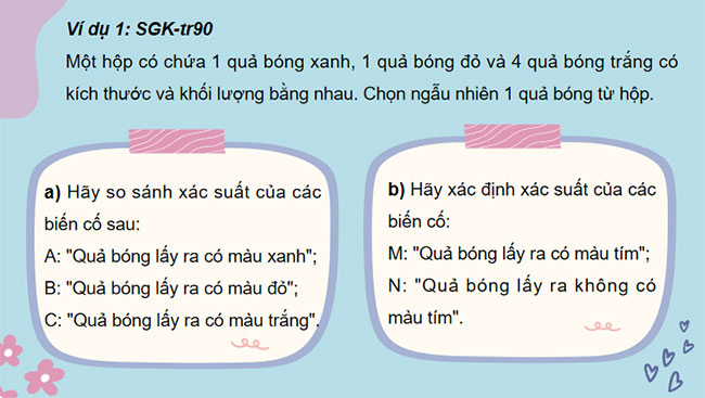 Làm quen với xác suất của biến cố ngẫu nhiên