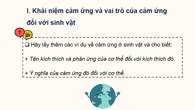 Khái quát về cảm ứng và cảm ứng ở thực vật