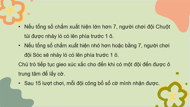 Giáo án Toán 7 Bài 3 Nhảy theo xúc xắc 