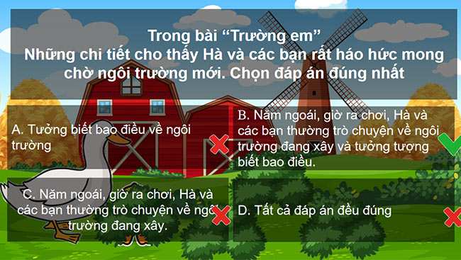 PowerPoint Đọc: Sân trường em