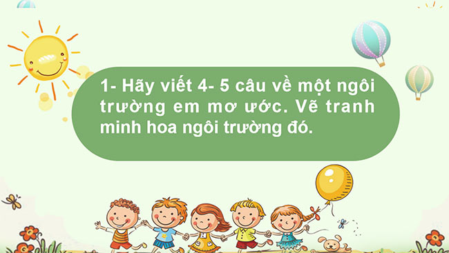 PowerPoint Ngôi trường mơ ước