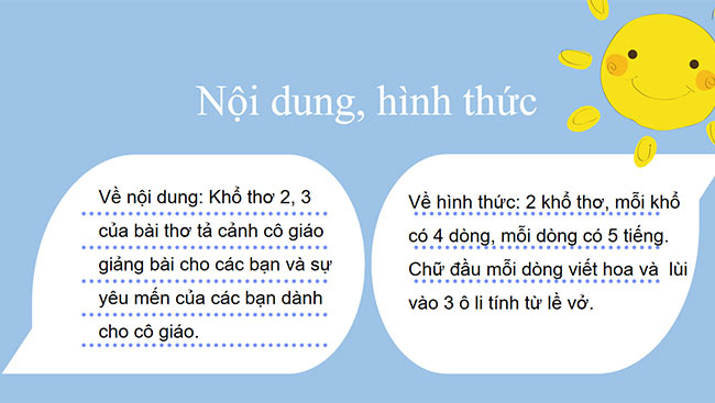 PowerPoint Nghe - viết Cô giáo lớp em, Chữ hoa E Ê