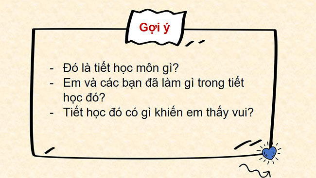 PowerPoint Viết về một tiết học em thích