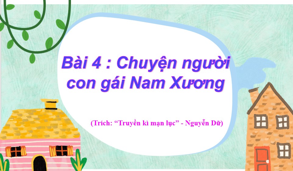 PowerPoint Bài 3 Văn 9 CTST Chuyện người con gái Nam Xương