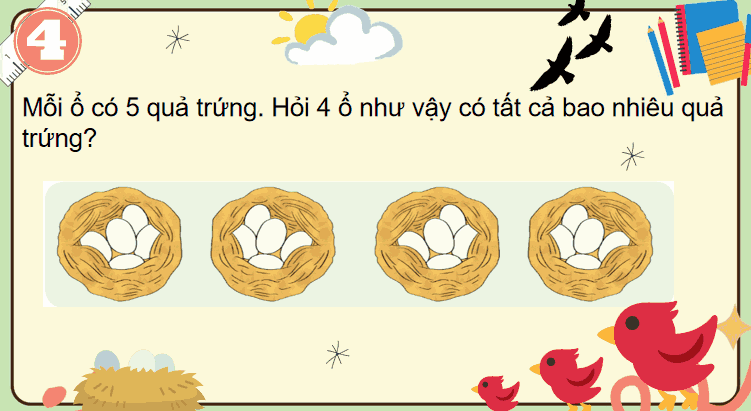 Giáo án Toán 3: Ôn tập về phép nhân, bảng nhân 2, bảng nhân 5 Cánh Diều