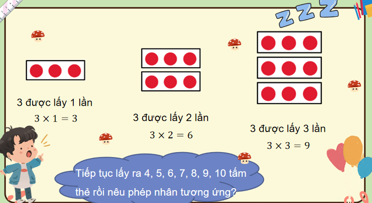 Giáo án Toán 3: Bảng nhân 3 Cánh Diều