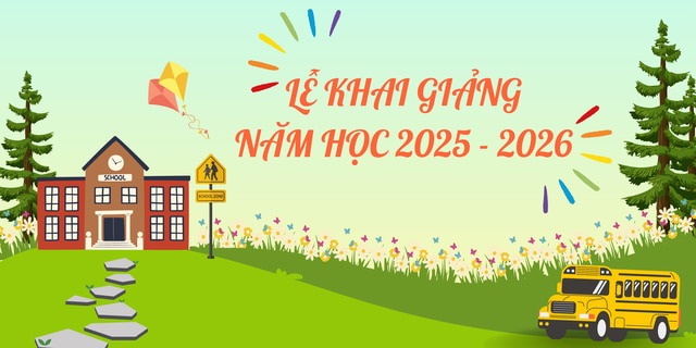 Backdrop khai giảng năm học 2025-2026