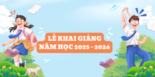 Phông nền Lễ Khai Giảng năm học mới