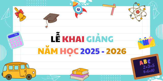 Hình ảnh nền Khai Giảng
