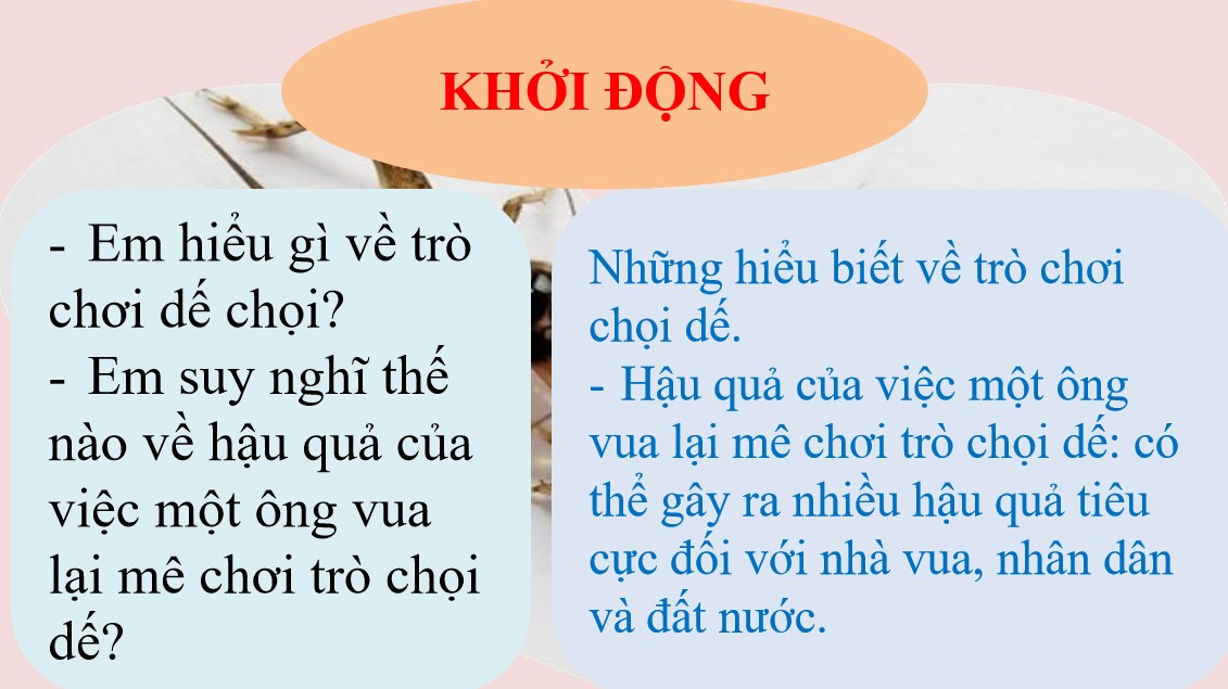 PowerPoint Bài Dế chọi Văn 9 CTST