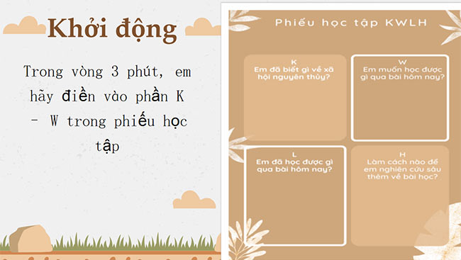 PowerPoint Lịch sử 6 Xã hội nguyên thủy