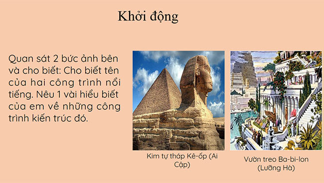 PowerPoint Lịch sử 6 Ai Cập và Lưỡng Hà cổ đại