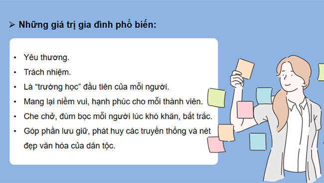 Xây dựng giá trị gia đình