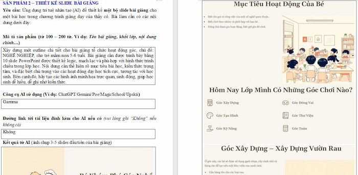 Bài thực hành cuối khóa Ứng dụng AI vào dạy học mầm non