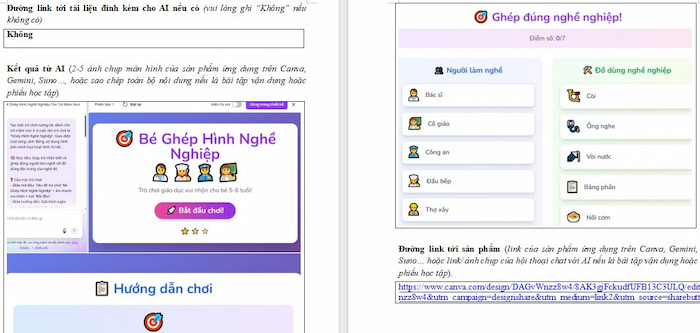 Bài thực hành cuối khóa Ứng dụng AI vào dạy học mầm non