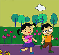 PowerPoint Hoạt động trải nghiệm 1 Tuần 19 Chủ đề 5: Vườn hoa trường em