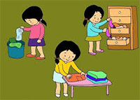 PowerPoint Hoạt động trải nghiệm 1 Tuần 27 Chủ đề 7: Sắp xếp đồ dùng của em