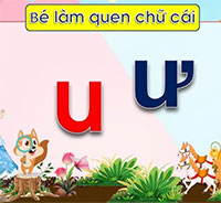Giáo án mầm non: Làm quen chữ u, ư
