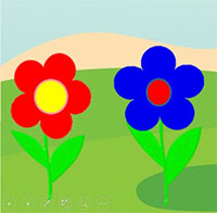 Giáo án mầm non: Nhận biết Màu xanh - đỏ - vàng