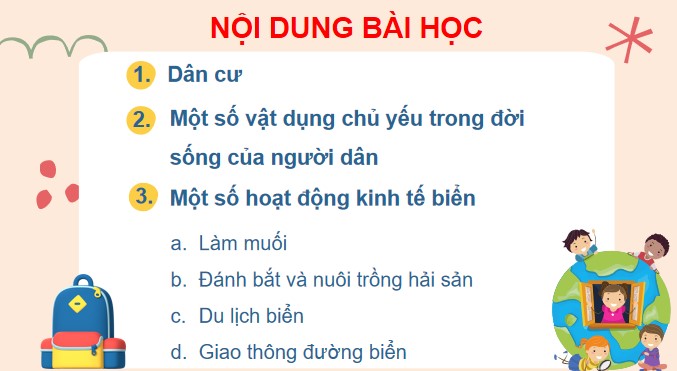 PPT Bài 15: Dân cư và hoạt động sản xuất ở vùng duyên hải miền Trung
