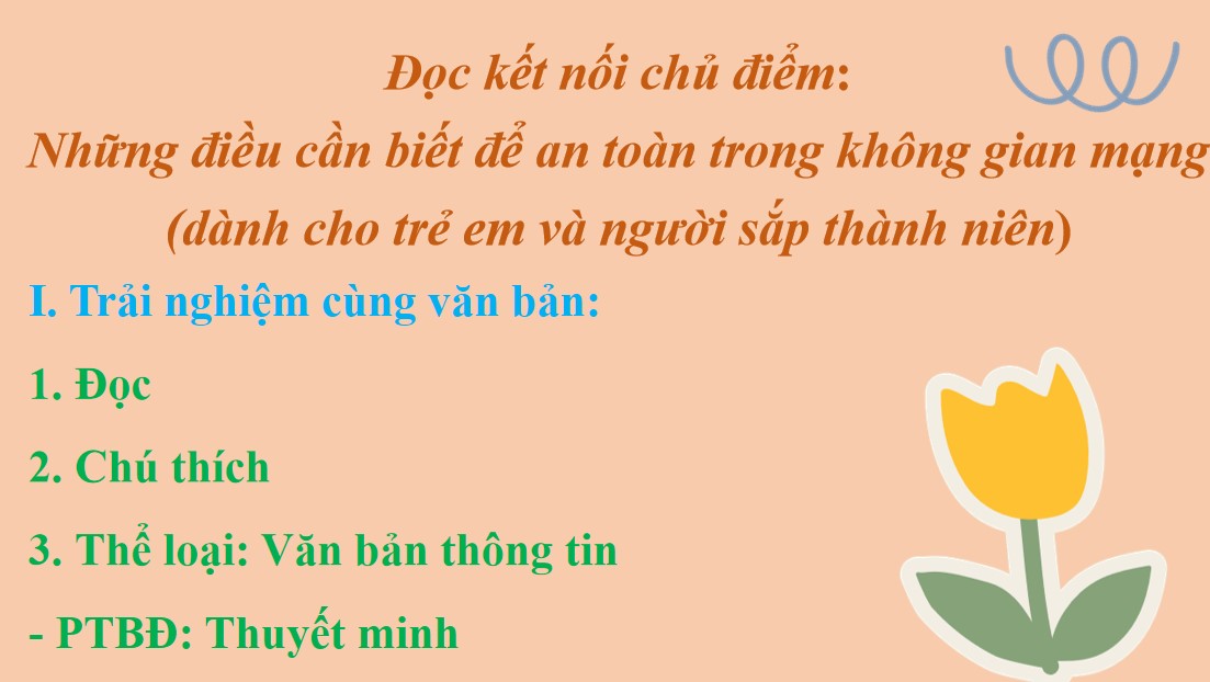 PowerPoint Bài Những điều cần biết để an toàn trong không gian mạng Văn 9 CTST