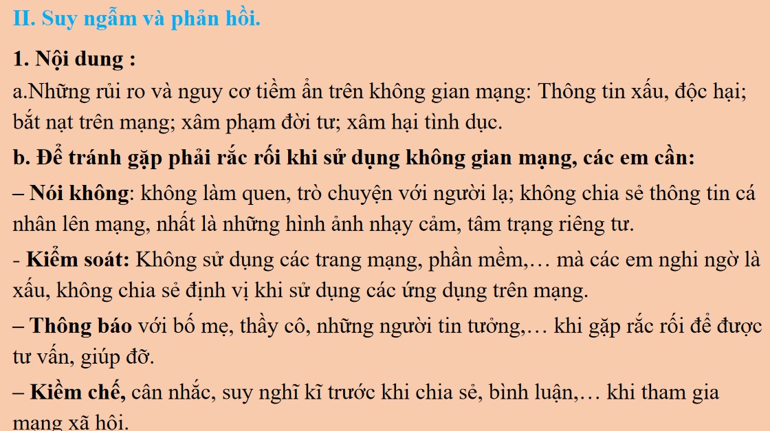 PowerPoint Bài Những điều cần biết để an toàn trong không gian mạng Văn 9 CTST