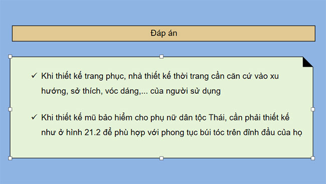 Giáo án Thiết kế và Công nghệ 10 Bài 21 Cánh diều