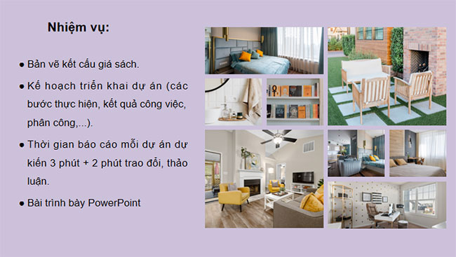 Dự án thiết kế giá sách của em