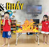  Giáo án mầm non: Bé làm gì khi có cháy xảy ra
