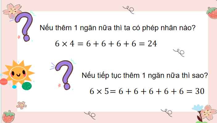 Giáo án Toán 3: Bảng nhân 6 Cánh Diều