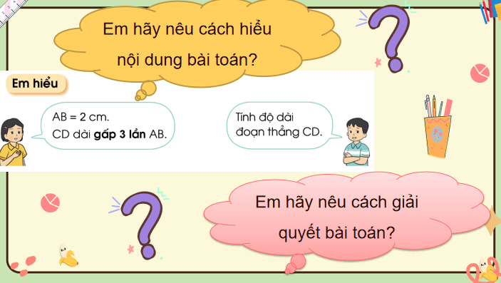 Giáo án Toán 3: Gấp một số lên một số lần Cánh Diều