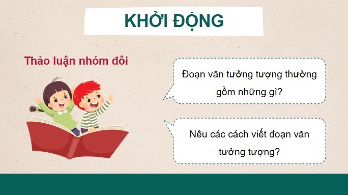 PowerPoint Viết: Luyện tập viết đoạn văn tưởng tượng