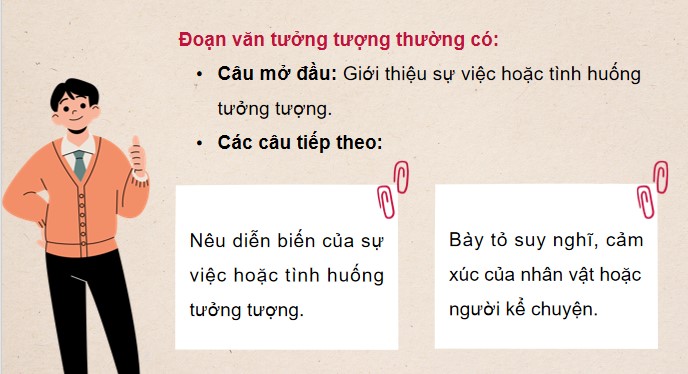 PowerPoint Viết: Luyện tập viết đoạn văn tưởng tượng