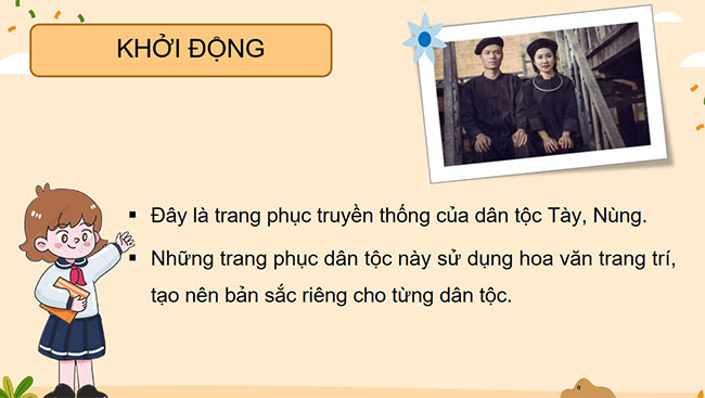 PowerPoint Hoa văn trên trang phục của một số dân tộc