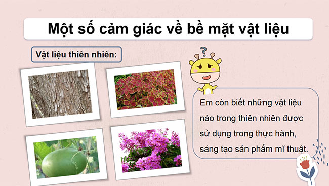 PowerPoint Một số vật liệu sử dụng trong thực hành, sáng tạo mĩ thuật