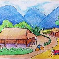 PowerPoint Mĩ thuật 3 Chủ đề 7: Cảnh vật quanh em