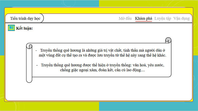 Tự hào về truyền thống quê hương