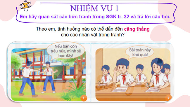 Nhận diện tình huống gây căng thẳng