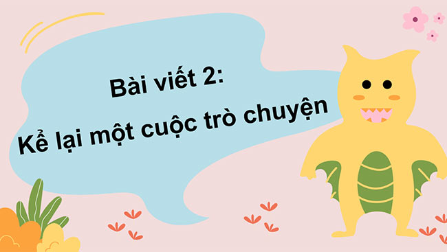 PowerPoint Kể lại một cuộc trò chuyện
