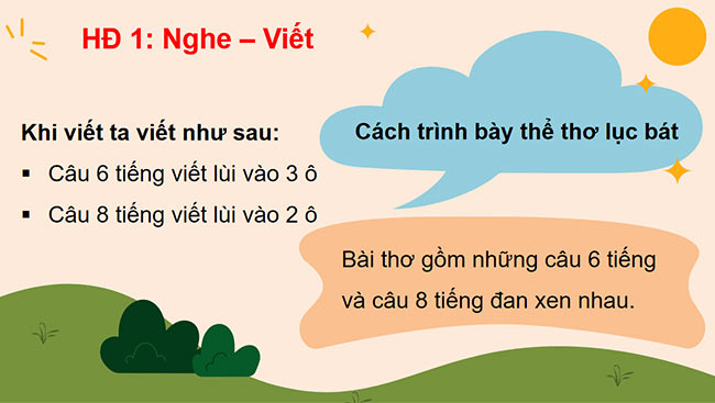PowerPoint Nghe - viết Em lớn lên rồi