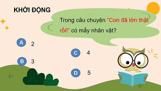 PowerPoint Kể chuyện Con đã lớn thật rồi!